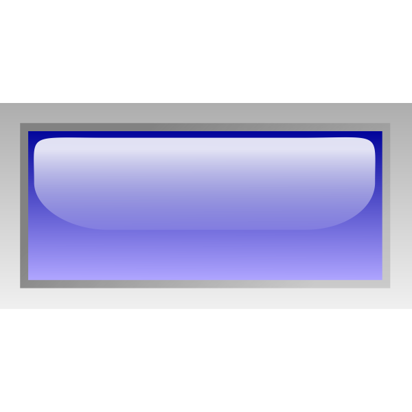 Rectangular shiny blue box vector image