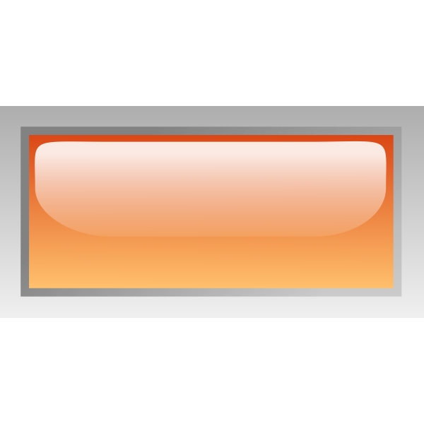 Rectangular shiny orange box vector drawing