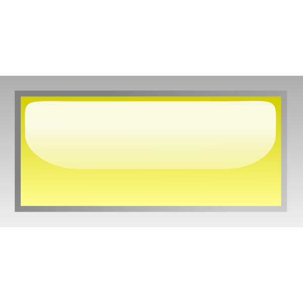 Rectangular shiny yellow box vector clip art