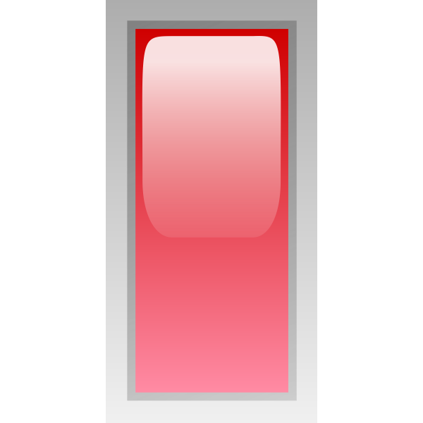 Rectangular red box vector clip art