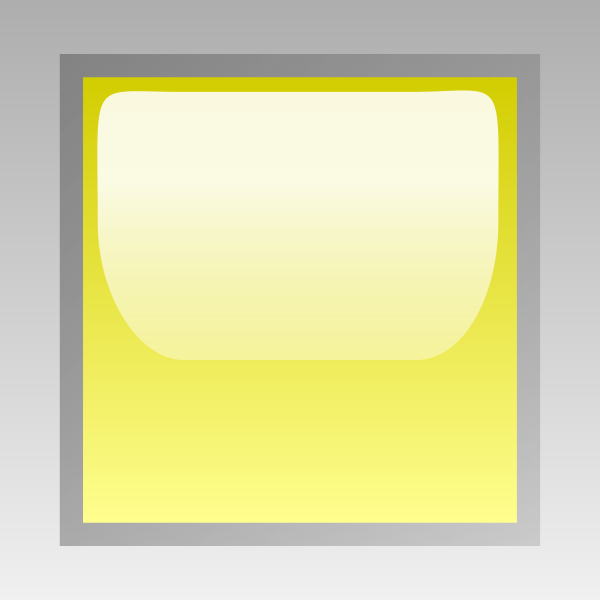 Led square yellow vector drawing