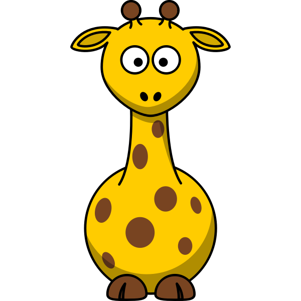 Cartoon giraffe | Free SVG