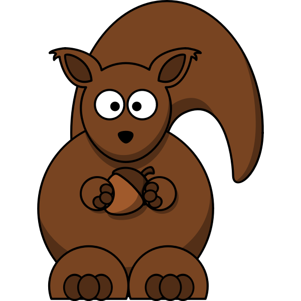 Cartoon squirrel | Free SVG