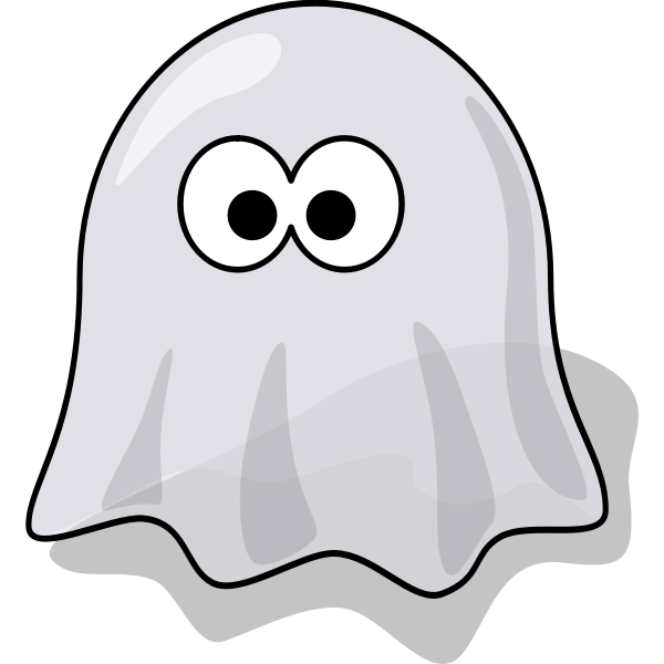 Cartoon ghost vector image