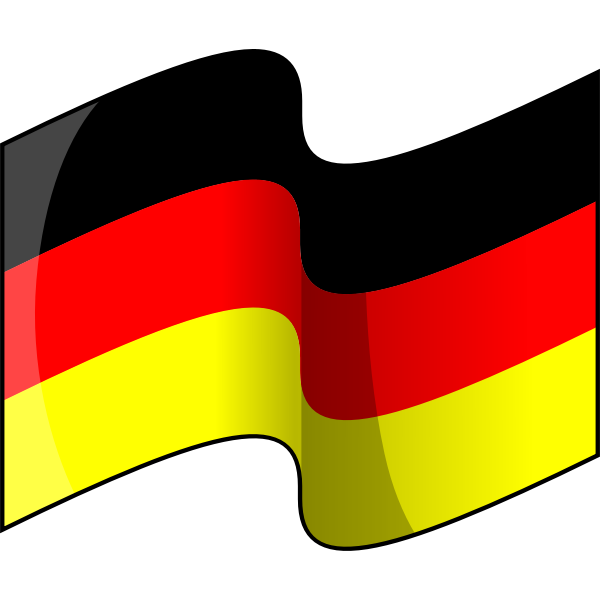 Flag of Germany vector image