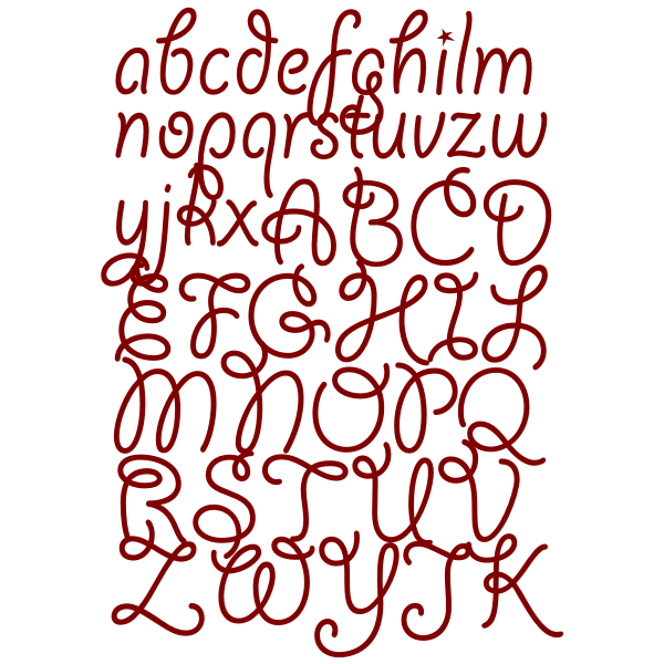 Letters Free Svg