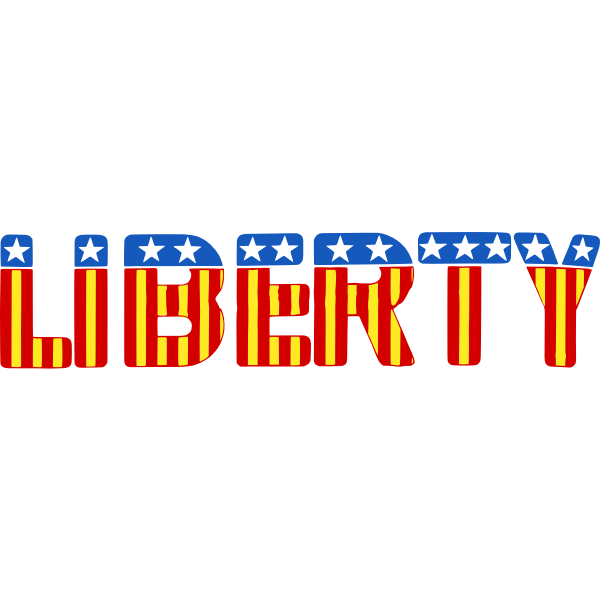 Word Liberty with Catalon flag