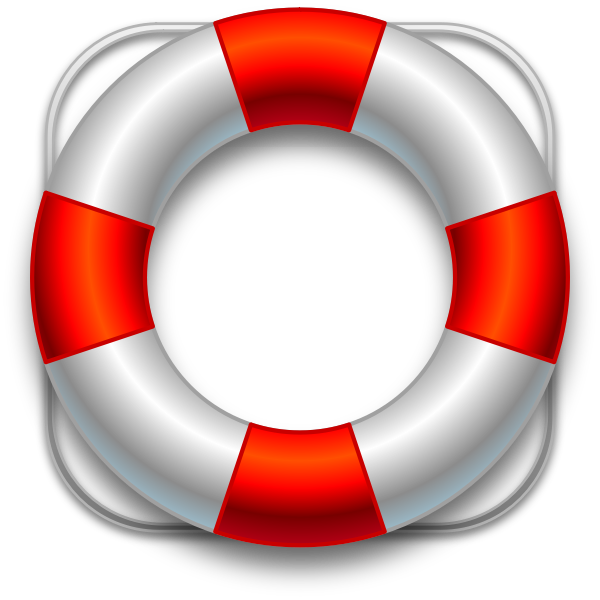vector image of lifesaver
