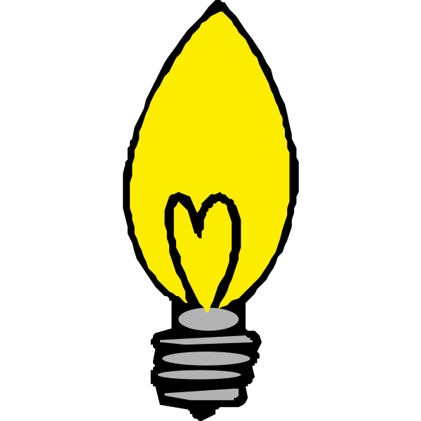 Light bulb (pointed)