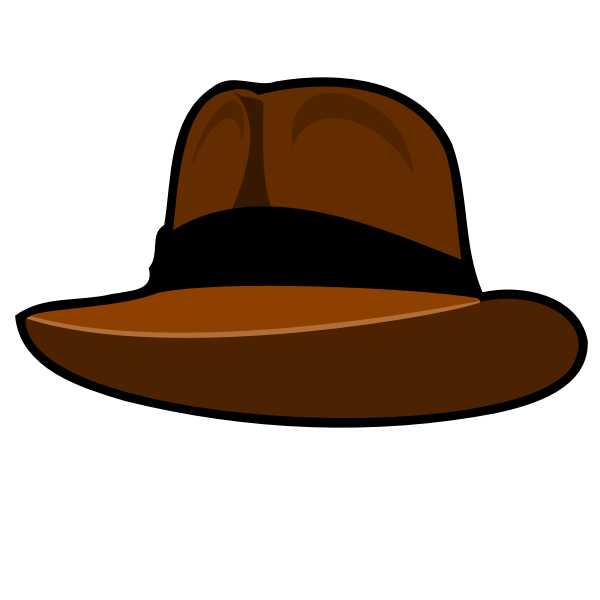Adventure hat vector image
