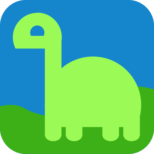 Green dino avatar icon vector illustration