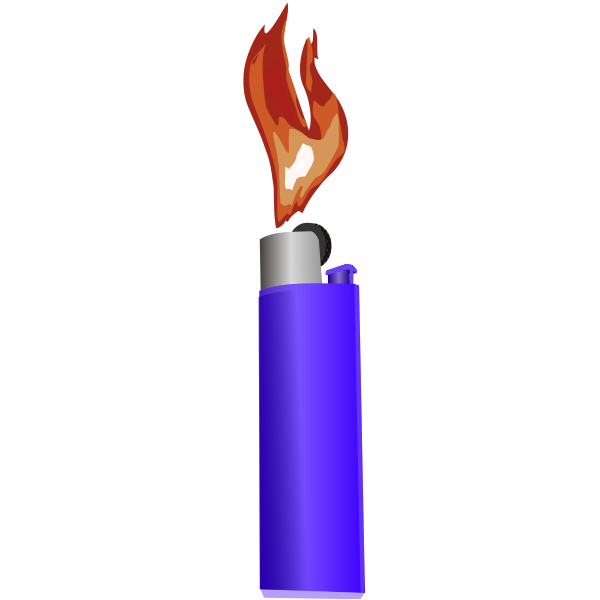 lighter with flame export