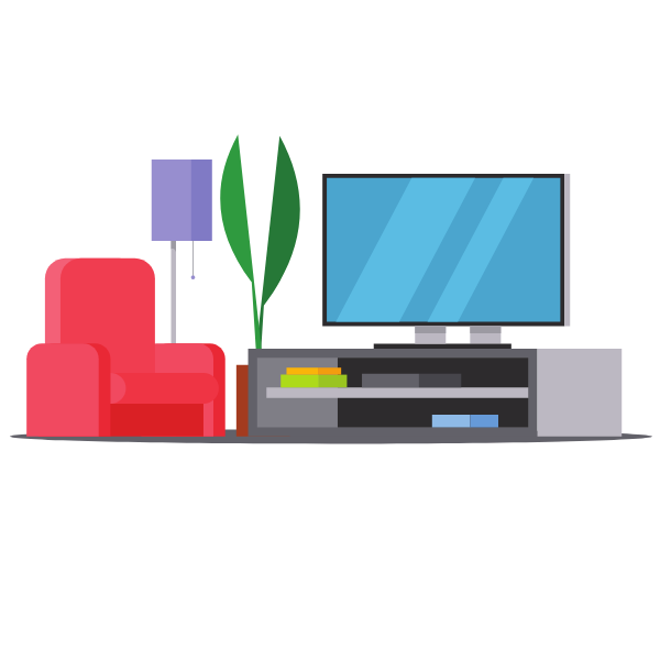 Furniture in the living room