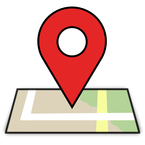 Map location icon vector image
