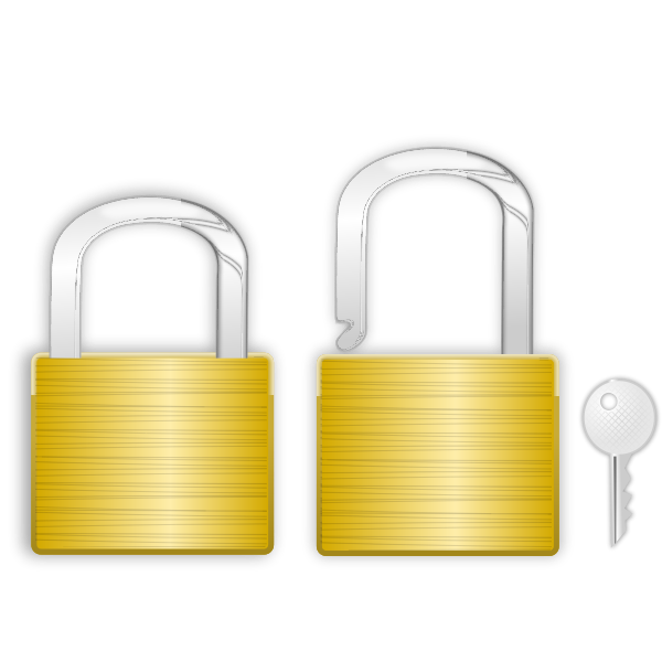 Locks and key vector illustration | Free SVG