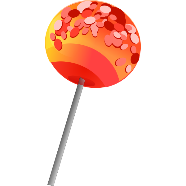 Vector clip art of colored candy