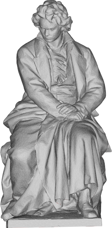 Ludwig Van Beethoven 3D Statue