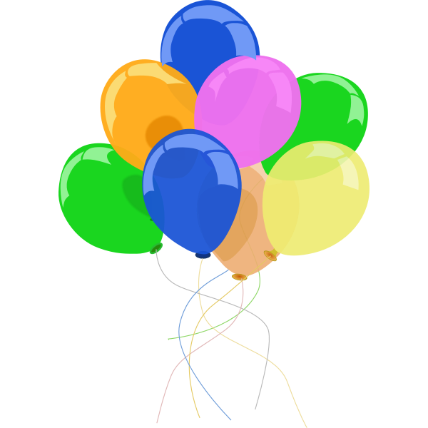 Colorful balloons image