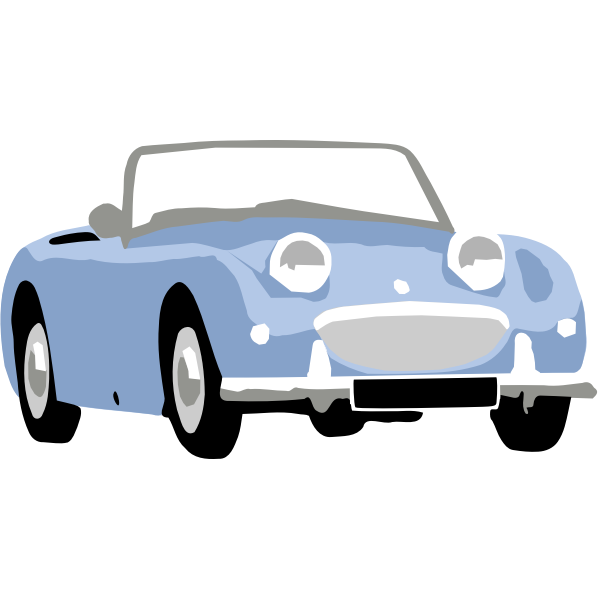 Classic car vector graphics - Free SVG