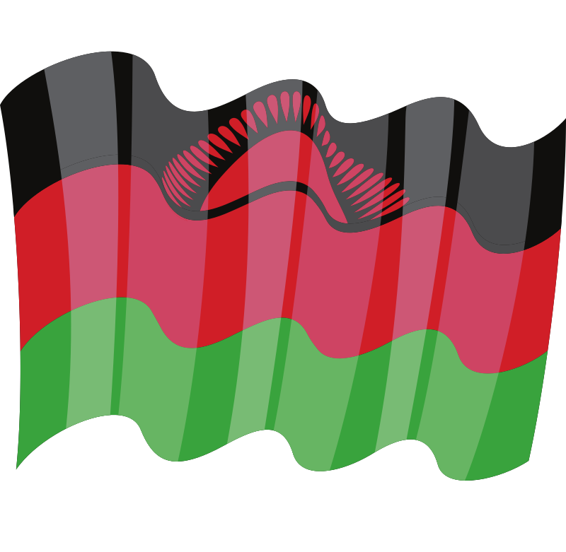 Malawi Waving Flag
