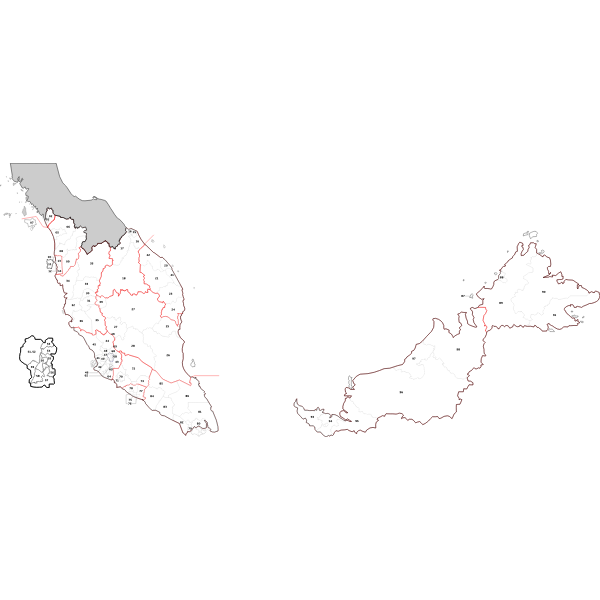 malaysia postal map 2016
