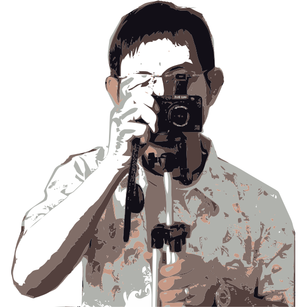 Man With Camera Free Svg