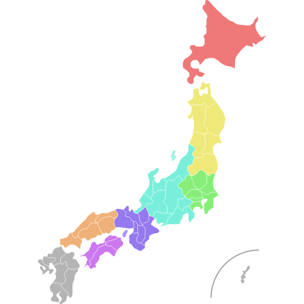 Japan's map