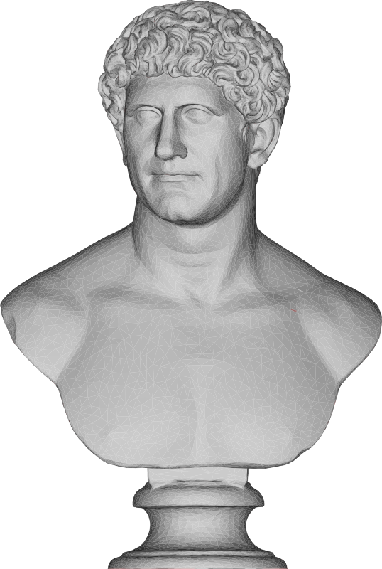 Marcus Antonius Bust 3D Image