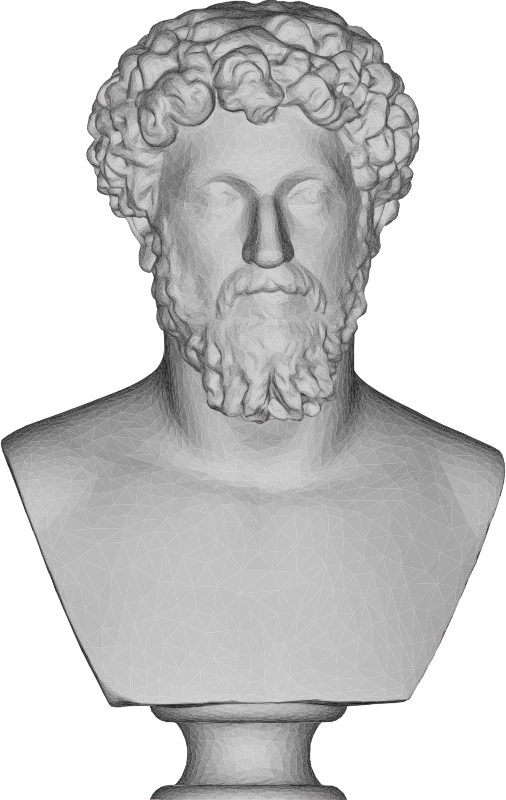 Marcus Aurelius Bust 3D