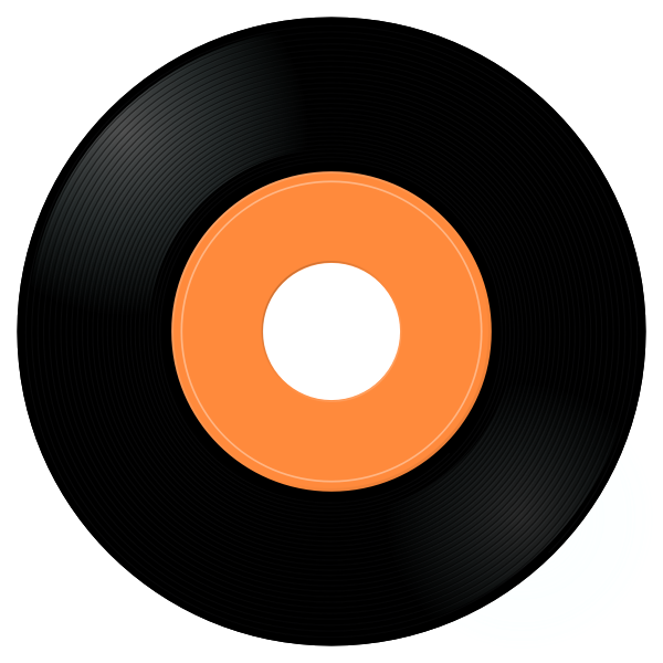 Gramophone record vector image | Free SVG