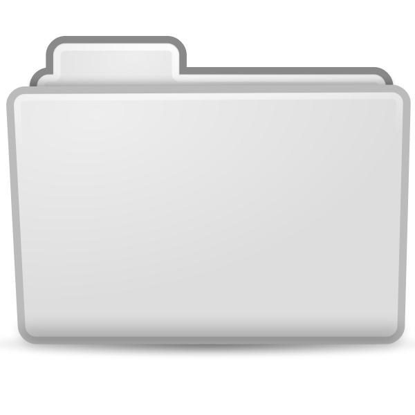 White file folder