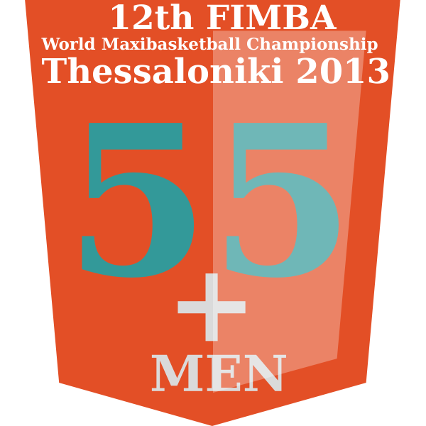 55+ FIMBA championship logo idea vector illustration