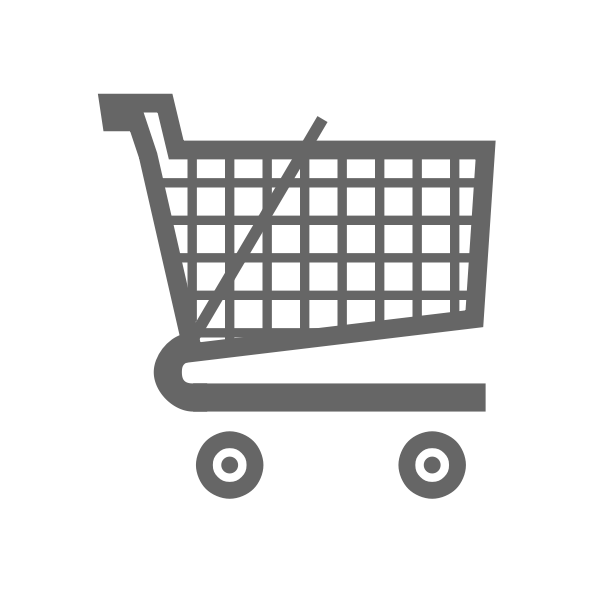 Supermarket trolley vector sign