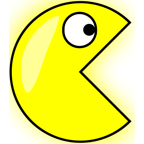 Pacman vector drawing