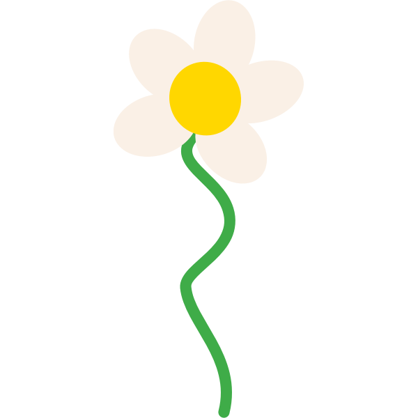 Flower vector drawing | Free SVG