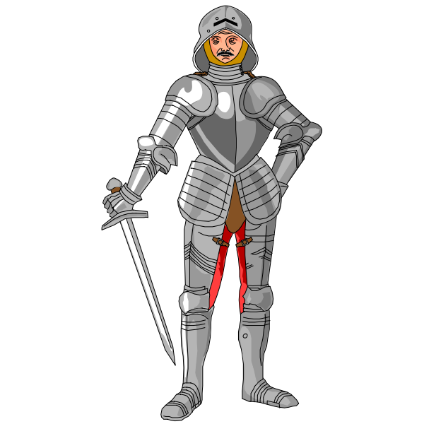 Medieval Knight Svg