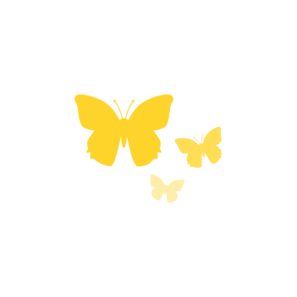Vector graphics of butterflies