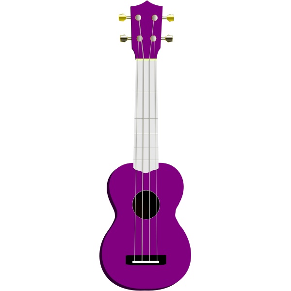 Purple ukulele