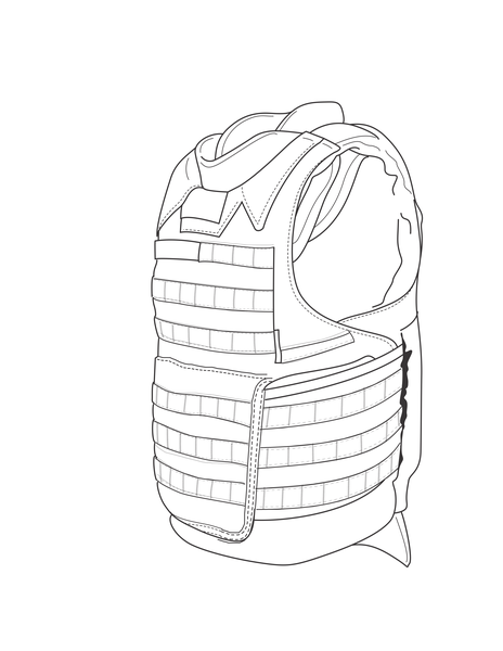 Military armor vest | Free SVG