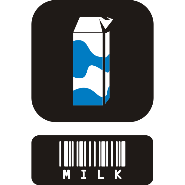 Milk Icon Vector Image Free Svg