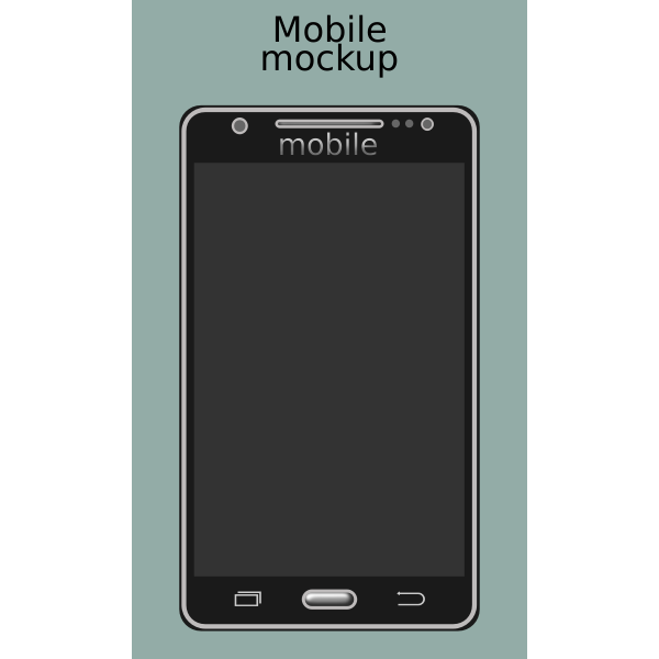 Download mobile mockup | Free SVG