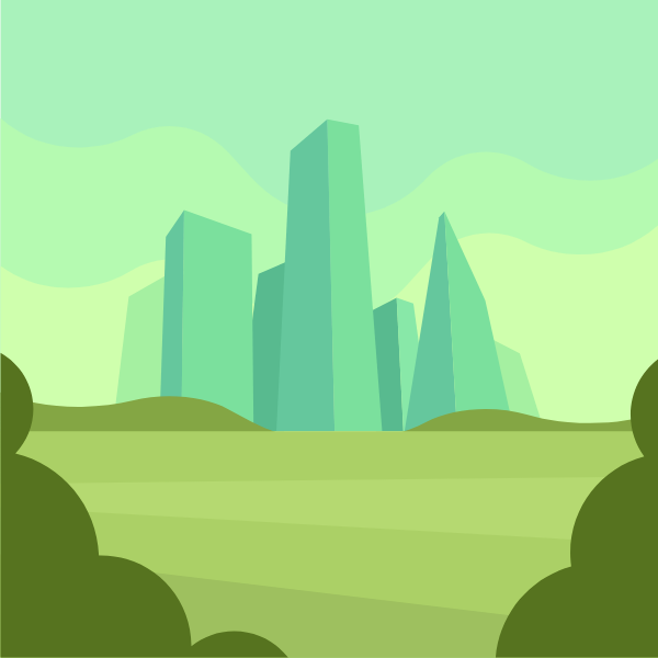 Modern city skyline