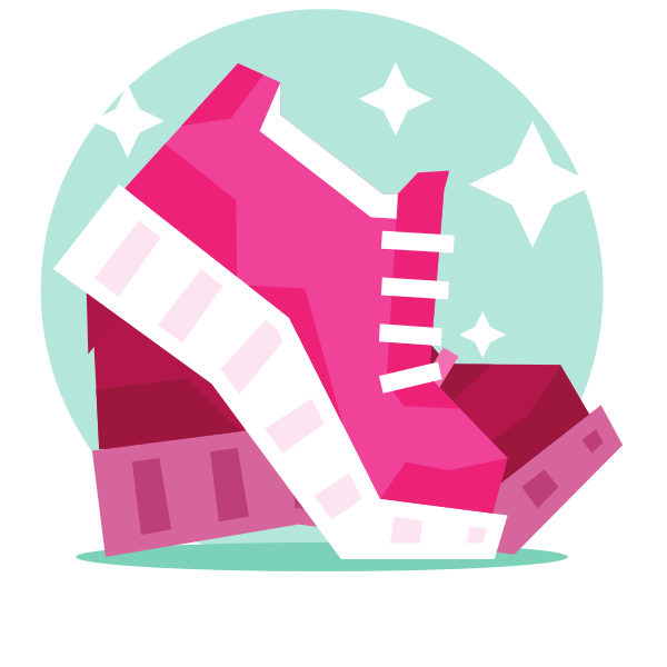 Pink Sneakers