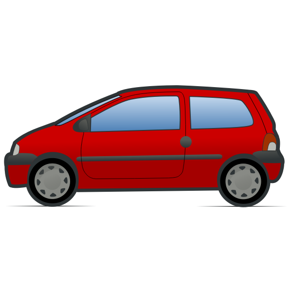 red and green renault twingo 2
