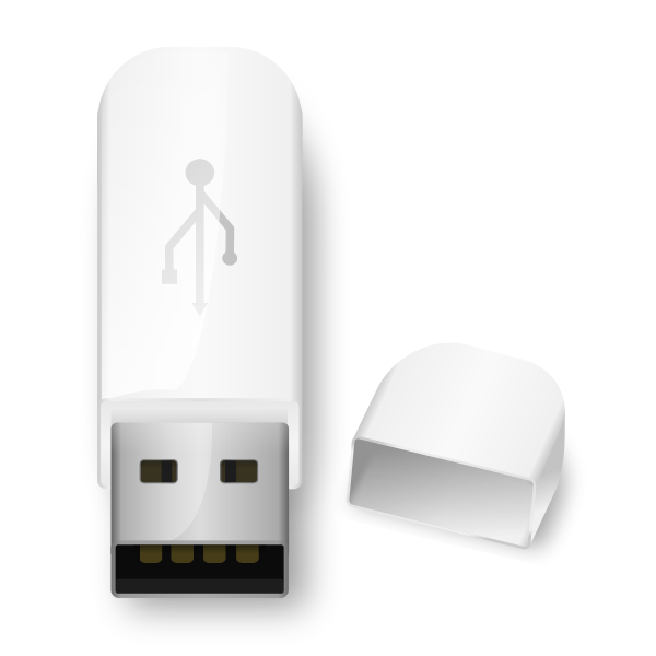 USB flash drive icon vector image