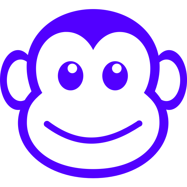 Face of the monkey