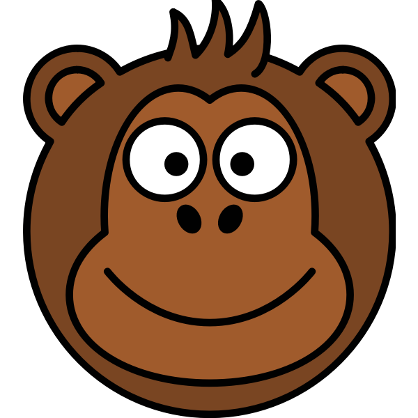 Monkey caricature