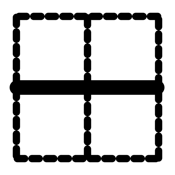 mono border horizontal