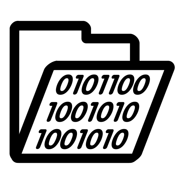 Binary folder icon
