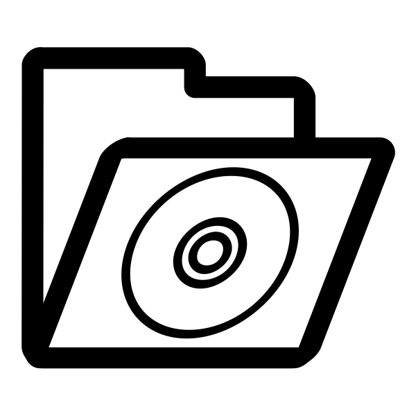 Folder CD icon